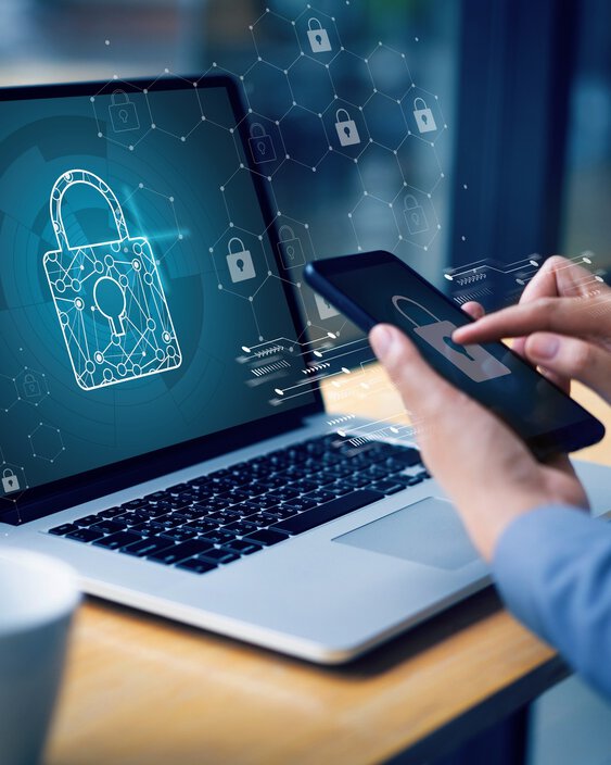 CYBER SECURITY Business technology Antivirus Alert Protection Security and Cyber Security Firewall Cybersecurity and information technology